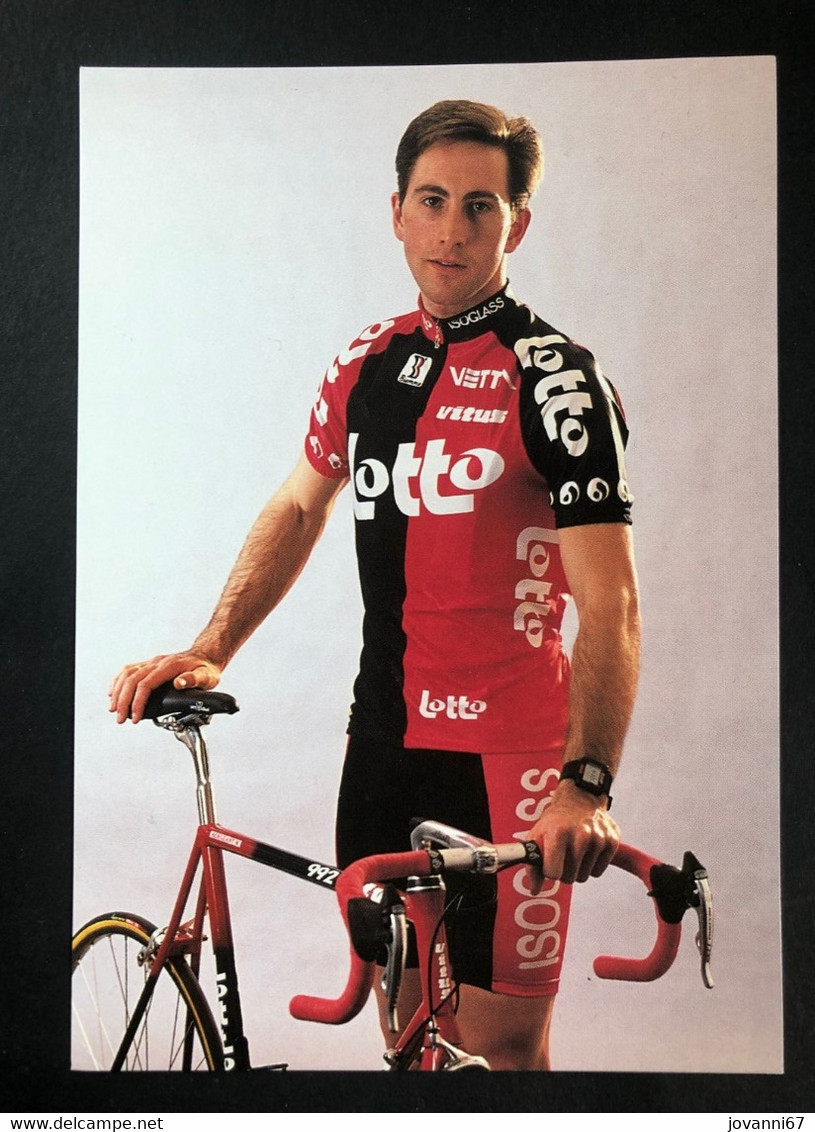 Frank Corvers - Lotto - 1995 - Carte / Card - Cyclists - Cyclisme - Ciclismo -wielrennen - Cyclisme