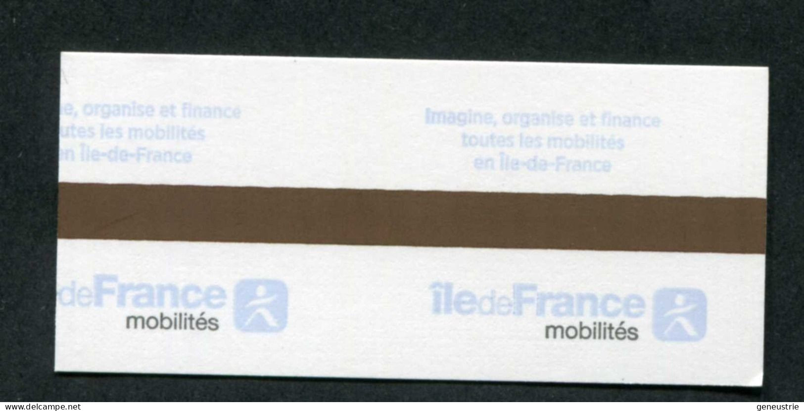 Ticket - Essai De Marquage De Distributeur De Tickets De Métro RATP Et Train SNCF (Ile-de-France - Mobilités" - Europa