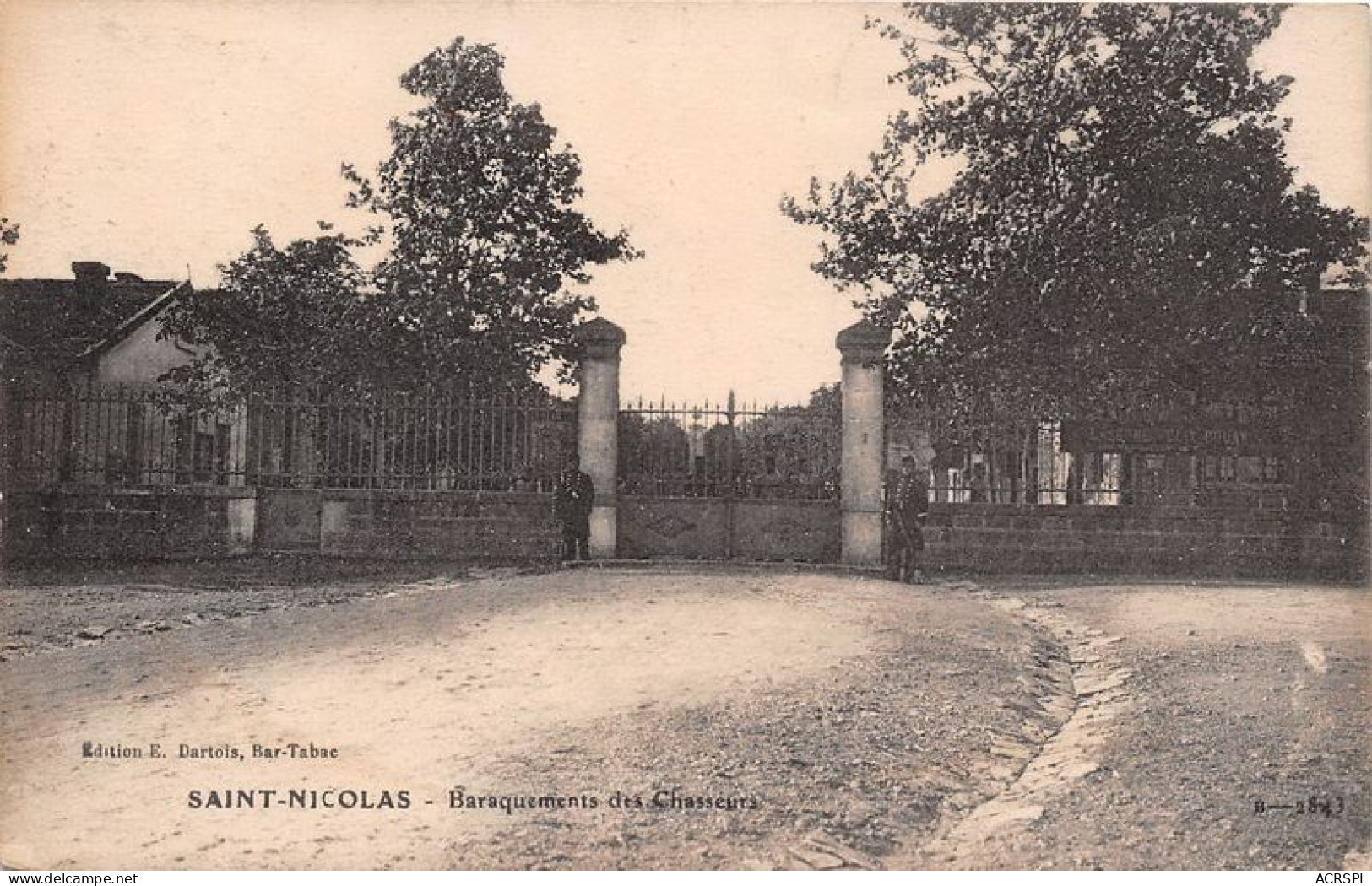 SAINT NICOLAS Baraquements Des Chasseurs 28(scan Recto-verso) MA1717 - Saint Nicolas De Port