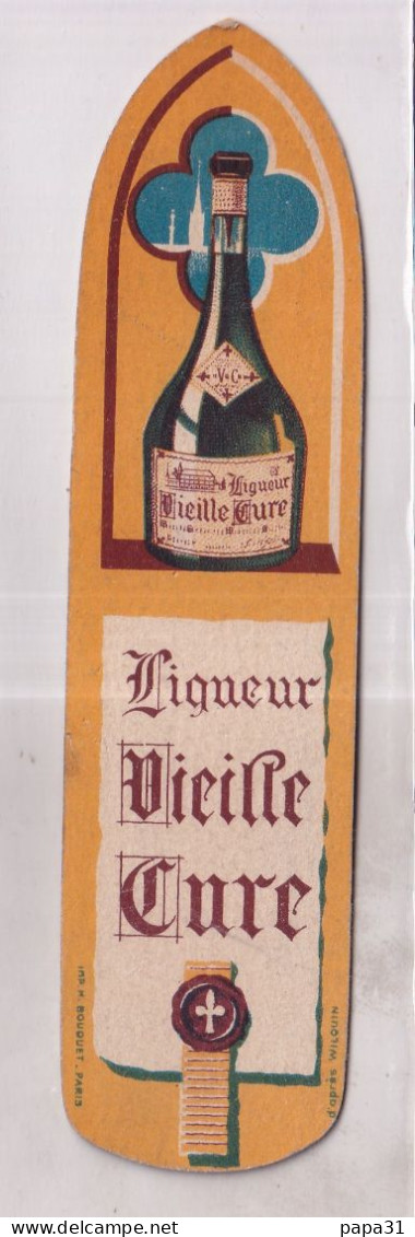 MARQUE PAGE -  Pub  Liqueur Veille Curte  Et Liqueur MABORANGE (recto /verso) - Marcapáginas