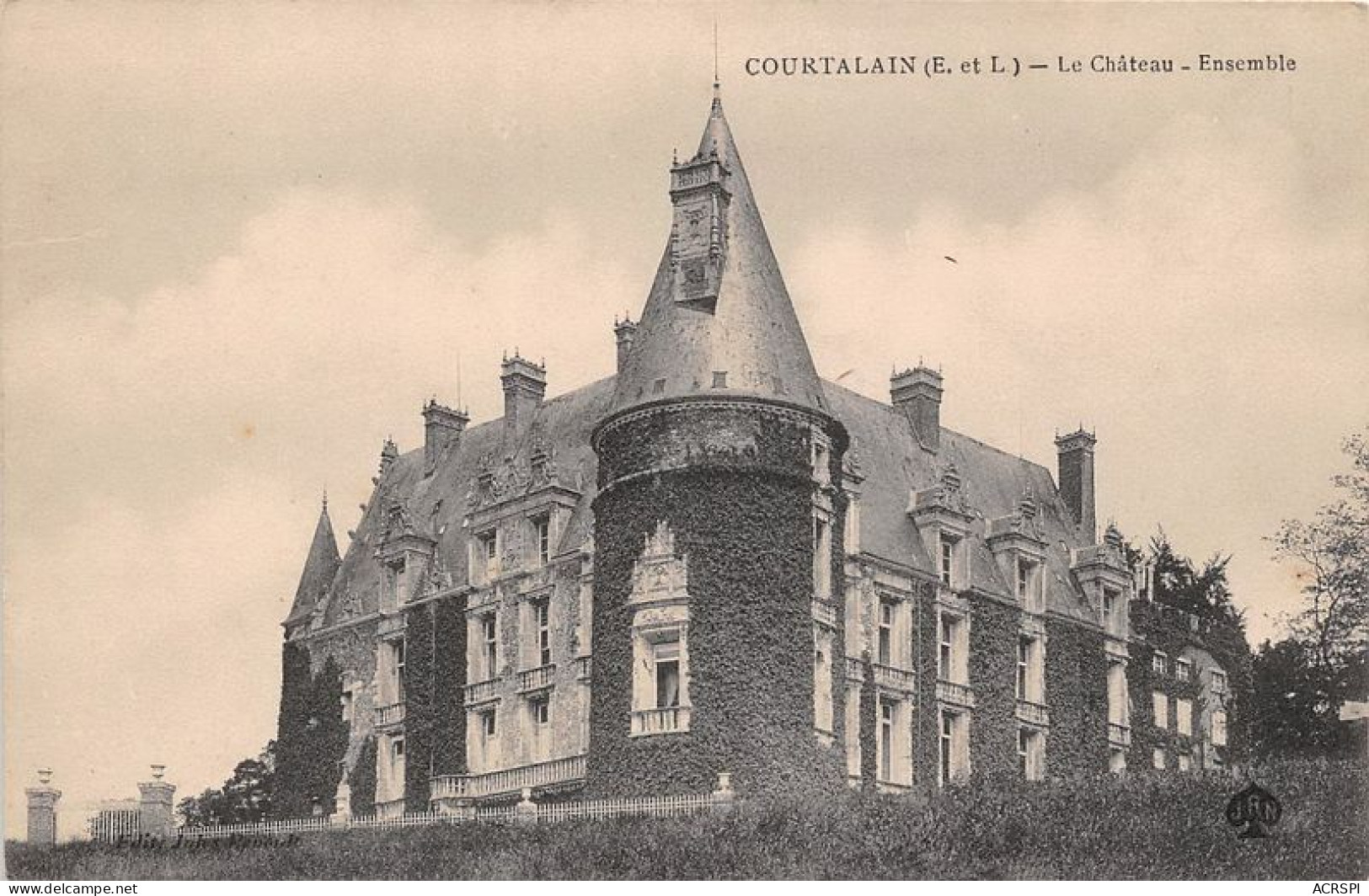 COURTALAIN Le Chateau Ensemble 20(scan Recto-verso) MA1708 - Courtalain