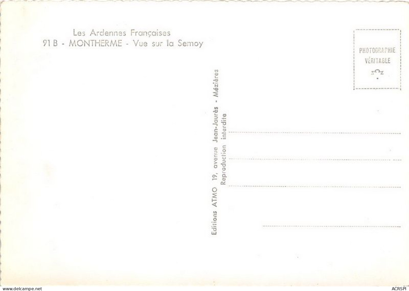 MONTHERME Vue Sur La Semoy 24(scan Recto-verso) MA1701 - Montherme