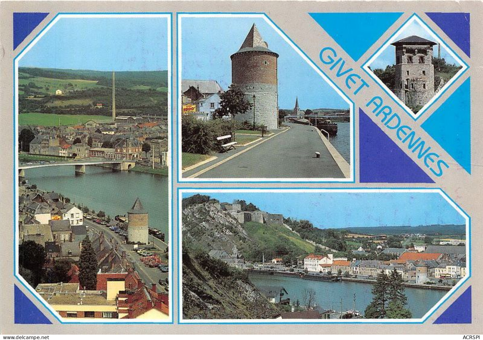 GIVET Vue Generale Tour Victoire Tour Gregoire Fort De Charlemont 16(scan Recto-verso) MA1734 - Givet