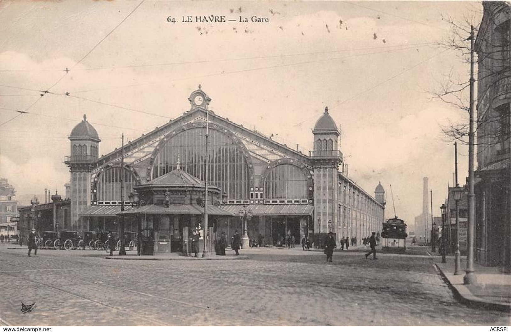 LE HAVRE La Gare 16(scan Recto-verso) MA1721 - Estaciones