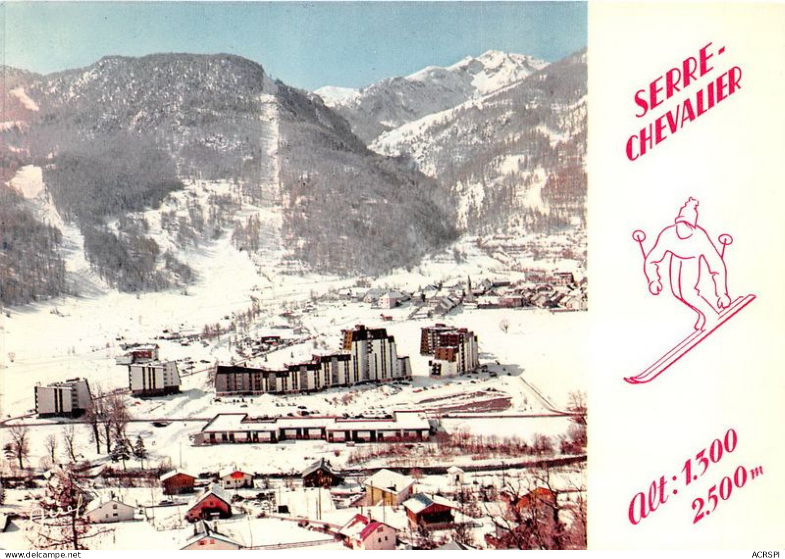 Les Joies De La Neige A SERRE CHEVALIER La Salle Les Alpes Villeneuve 2(scan Recto-verso) MA1724 - Serre Chevalier