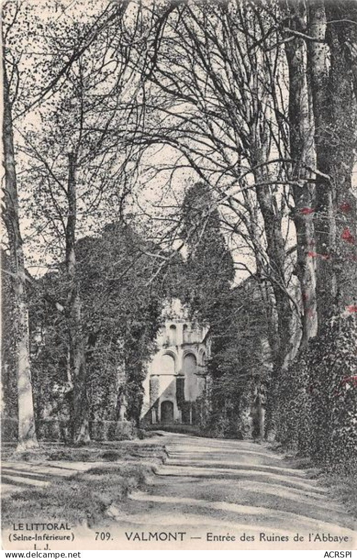 VALMONT Entree Des Ruines De L Abbaye 1(scan Recto-verso) MA1759 - Valmont