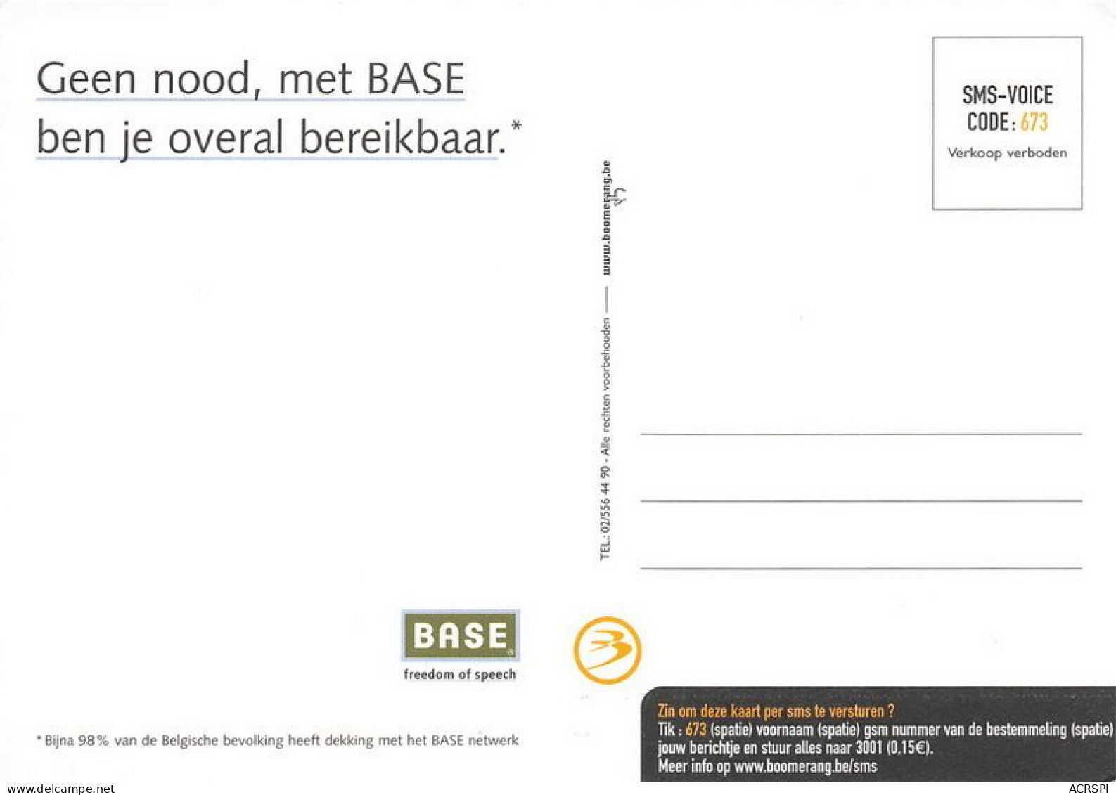 IK BEN IN Dromenland Geed Nood Met Base 2(scan Recto-verso) MA1750 - Advertising