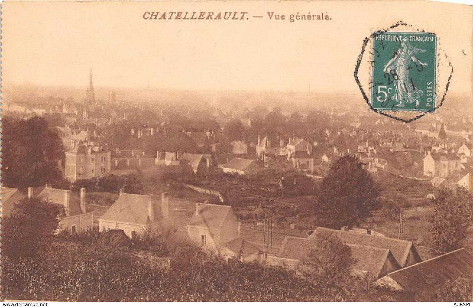 CHATELLERAULT Vue Generale 23(scan Recto-verso) MA1751 - Chatellerault