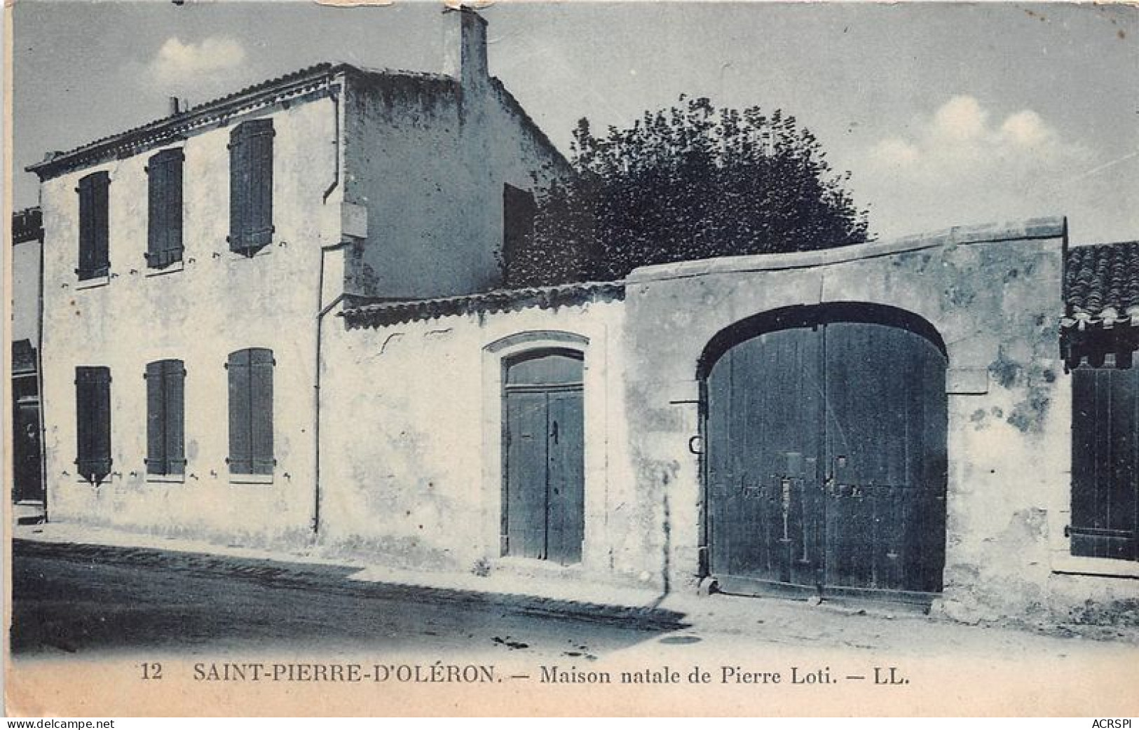 SAINT PIERRE D OLERON Maison Natale De Pierre Loti 28(scan Recto-verso) MA1748 - Saint-Pierre-d'Oleron