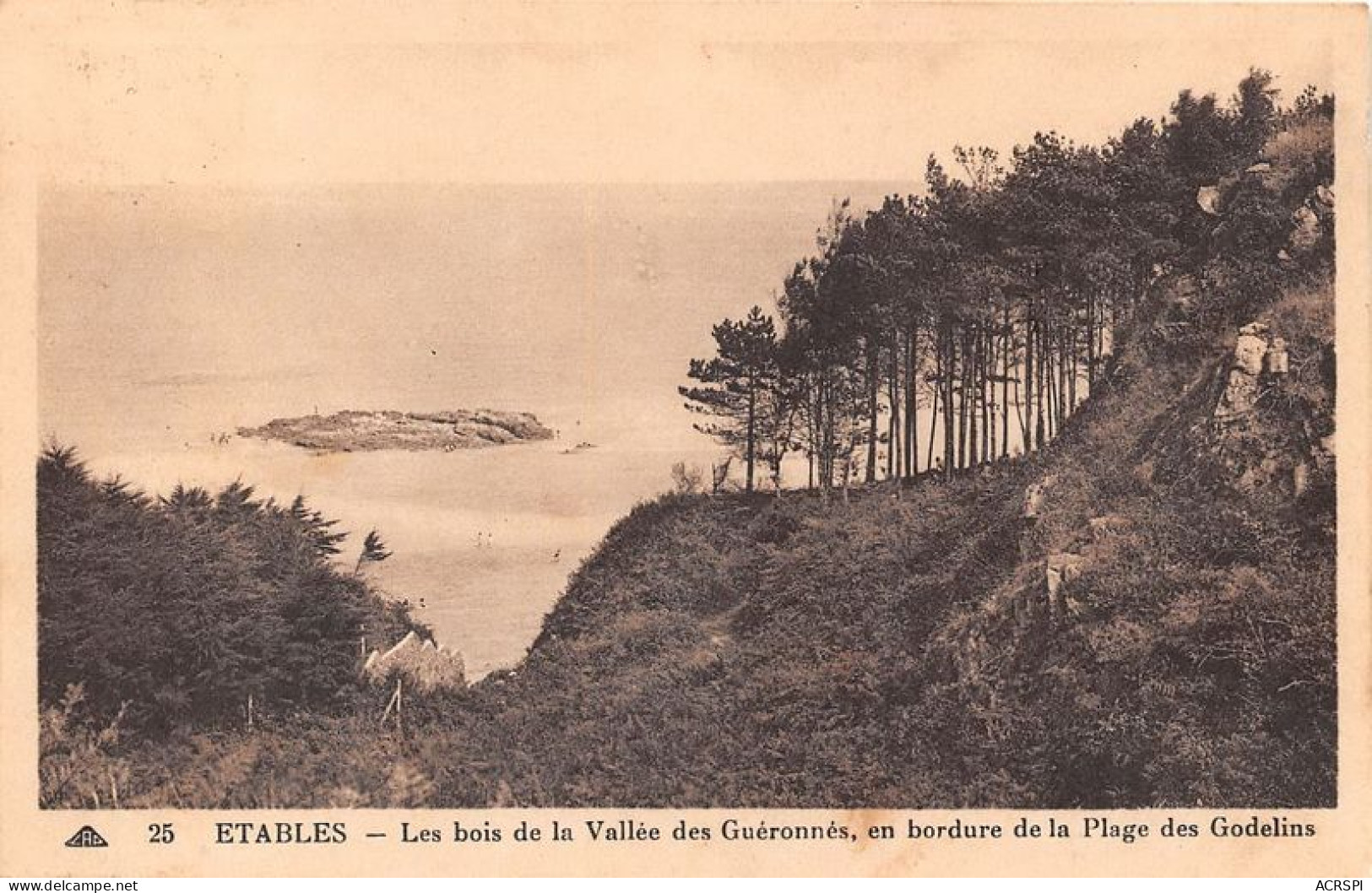 ETABLES Les Bois De La Vallee Des Gueronnes En Bordure De La Plage Des Godelins 12(scan Recto-verso) MA1747 - Etables-sur-Mer