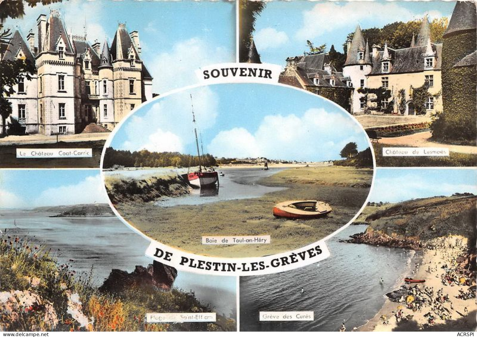 Souvenir De PLESTIN LES GREVES 27(scan Recto-verso) MA1747 - Plestin-les-Greves