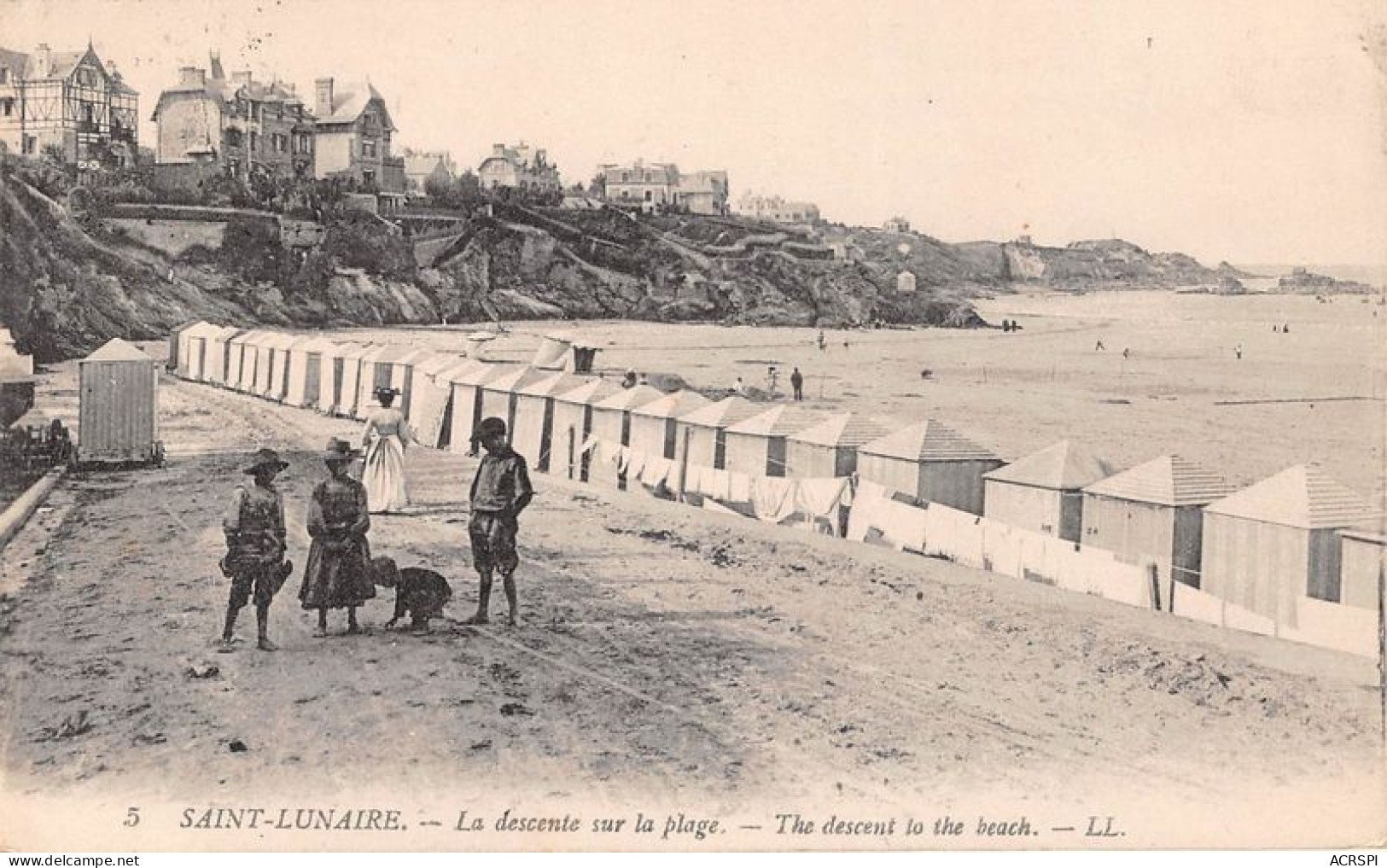 SAINT LUNAIRE La Descente Sur La Plage 25(scan Recto-verso) MA1742 - Saint-Lunaire