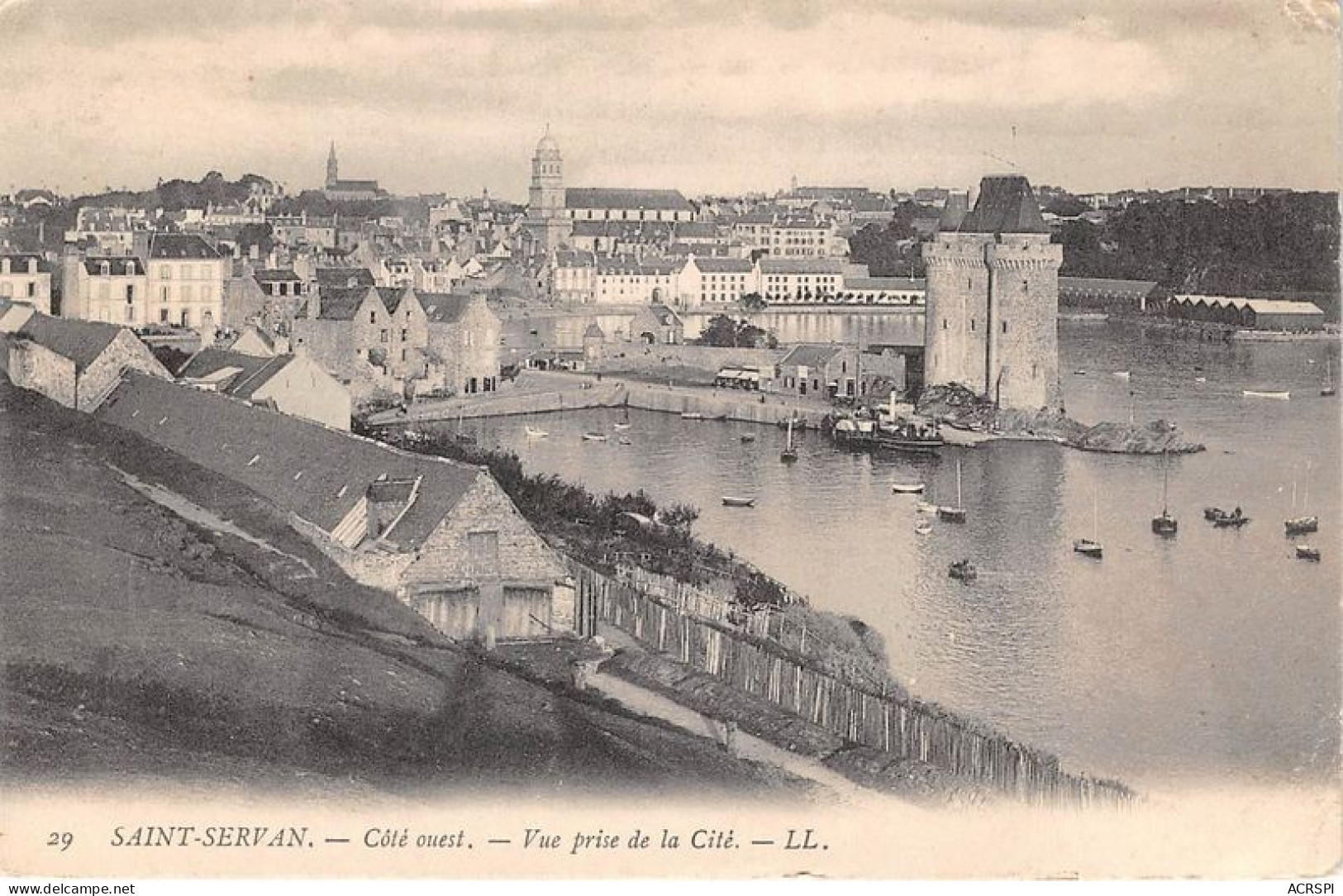 SAINT SERVAN Vue Prise De La Cite 27(scan Recto-verso) MA1742 - Saint Servan