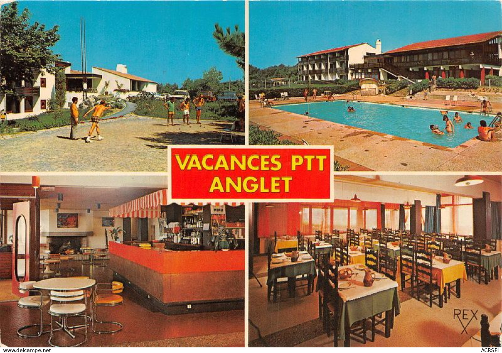 Village Vacances PTT Chambre D Amour ANGLET 5(scan Recto-verso) MA1777 - Anglet