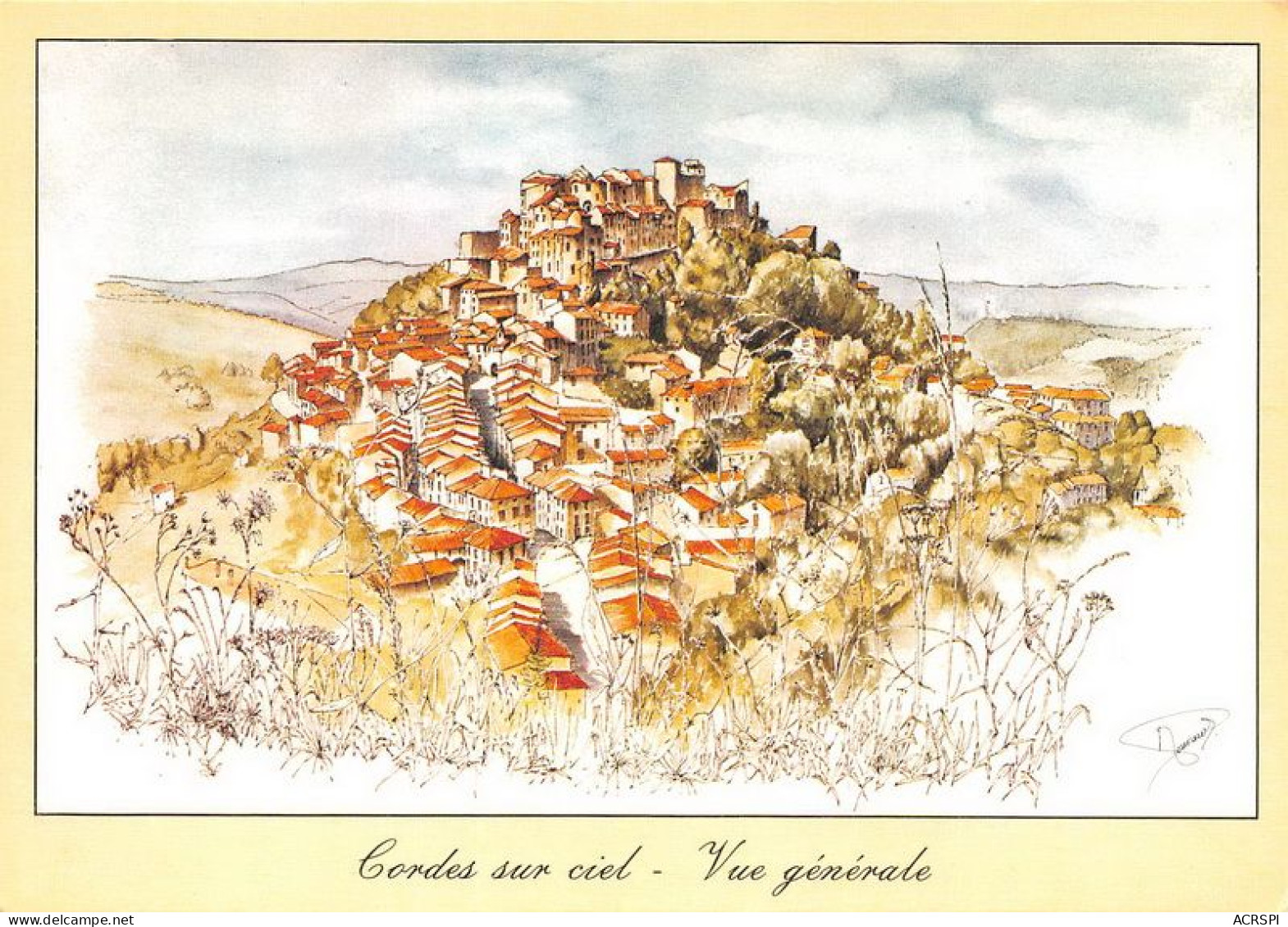 CORDES SUR CIEL Vue Generale 7(scan Recto-verso) MA1773 - Eze