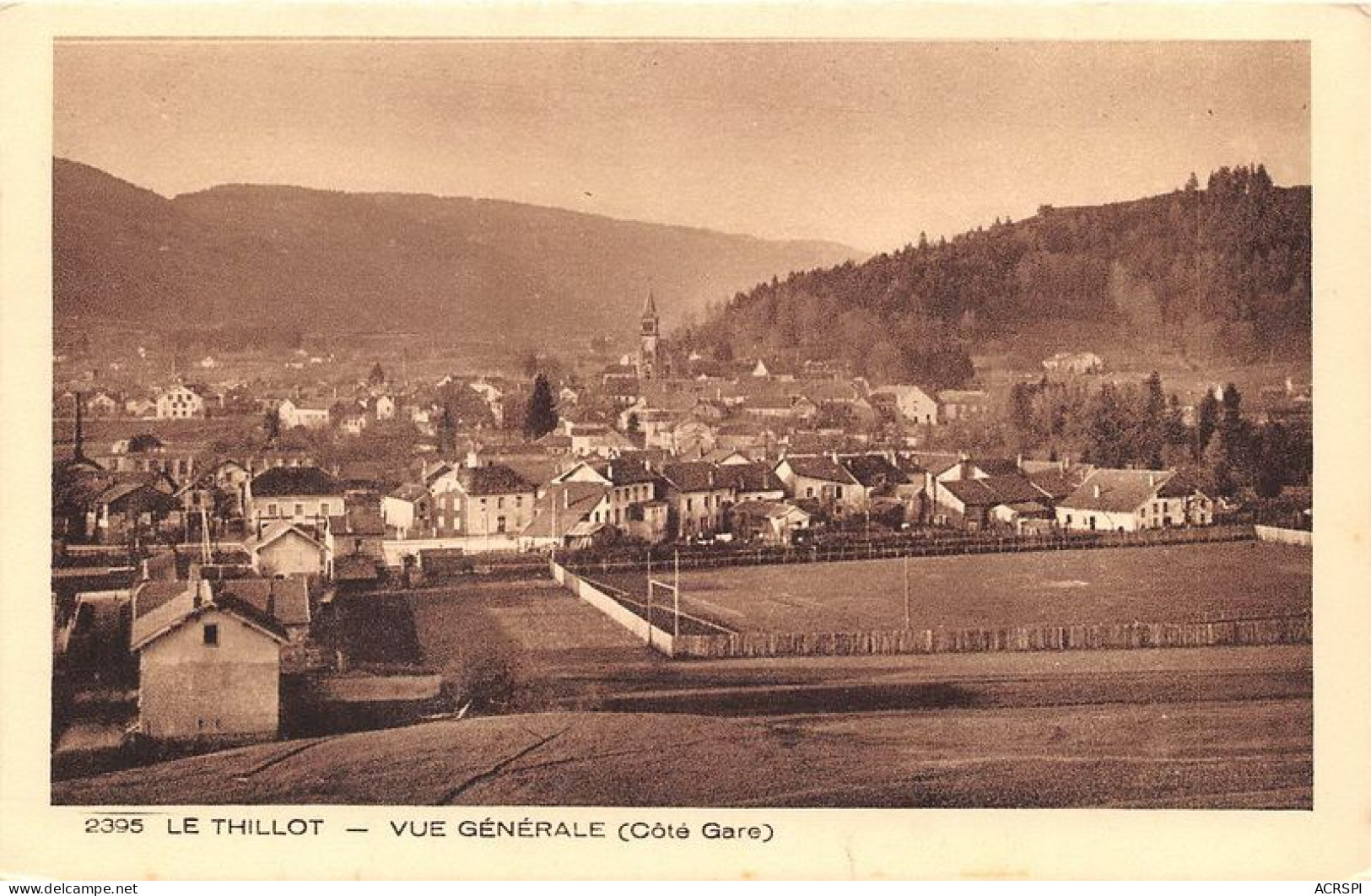 LE THILLOT Vue Generale Cote Gare 19(scan Recto-verso) MA1771 - Le Thillot