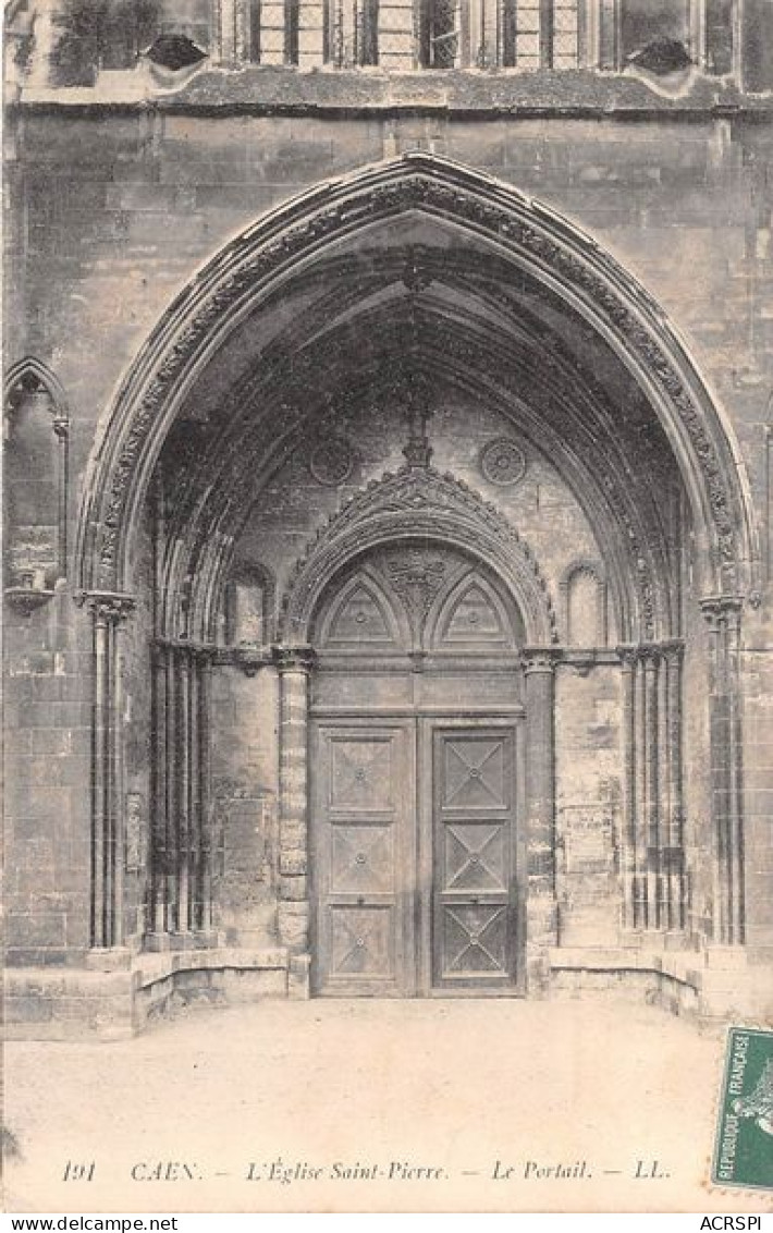 CAEN L Eglise Saint Pierre Le Portail 4(scan Recto-verso) MA1765 - Caen