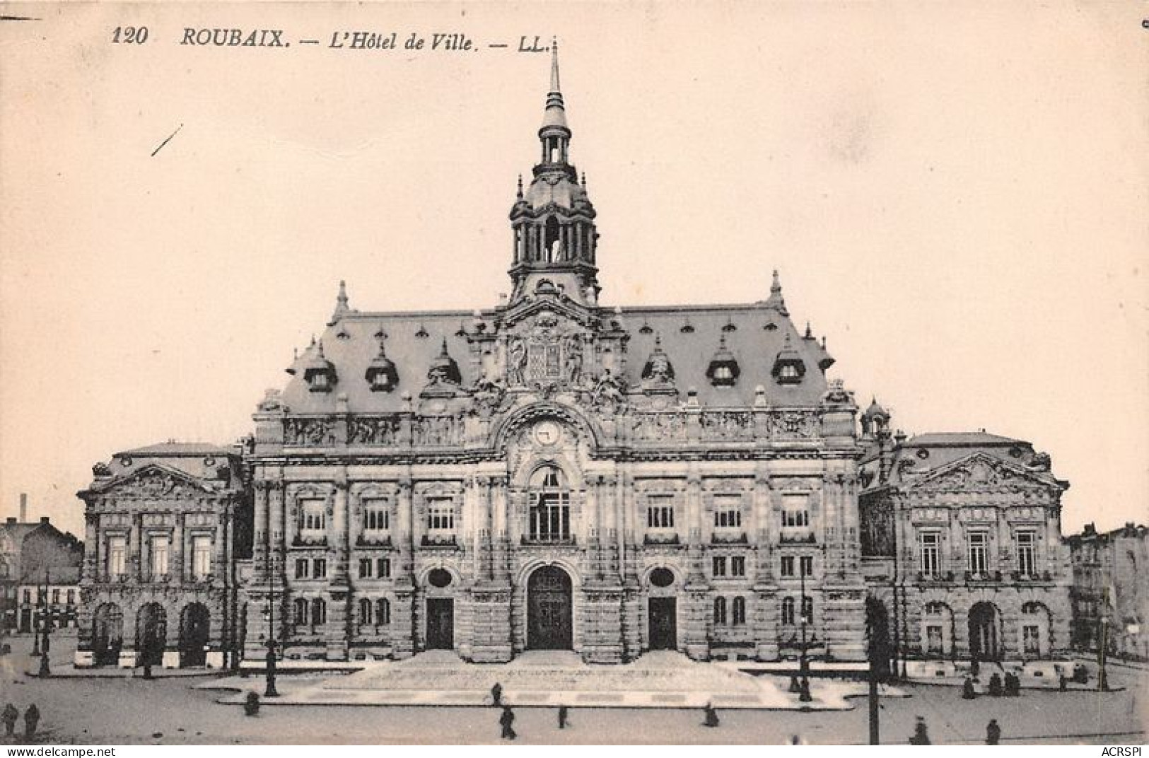 ROUBAIX L Hotel De Ville 15(scan Recto-verso) MA1798 - Roubaix