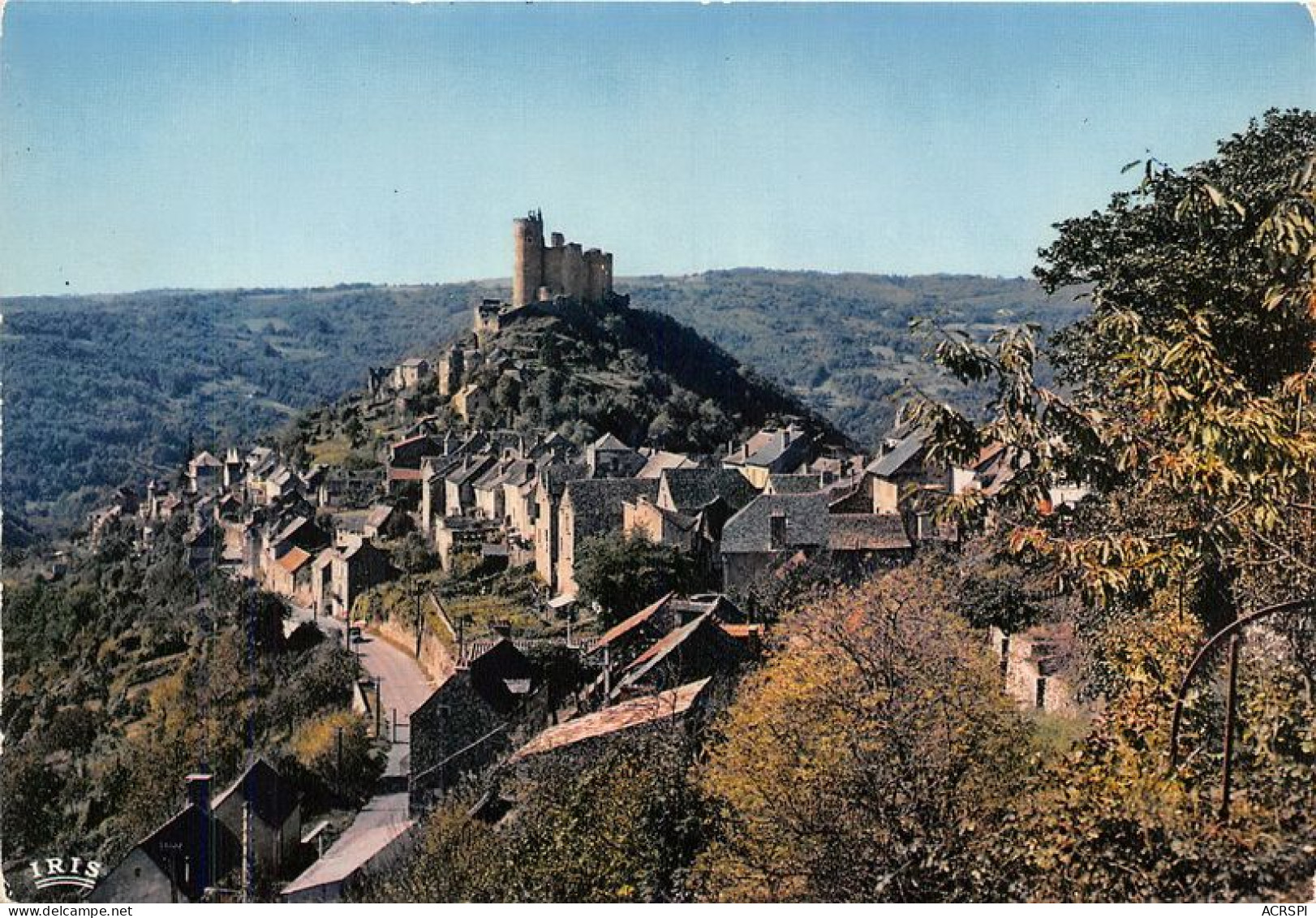 NAJAC Vue Generale Dominee Par Le Chateau Du XIIIe Siecle 15(scan Recto-verso) MA1795 - Najac