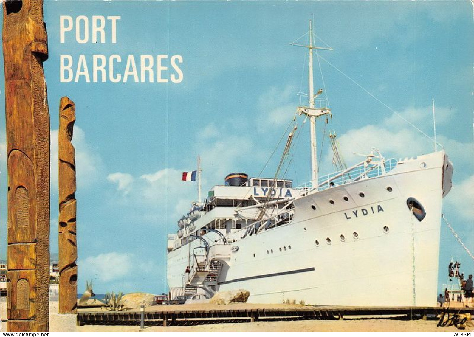 PORT BARCARES Le Lydia Paquebot Des Sables 25(scan Recto-verso) MA1793 - Port Barcares