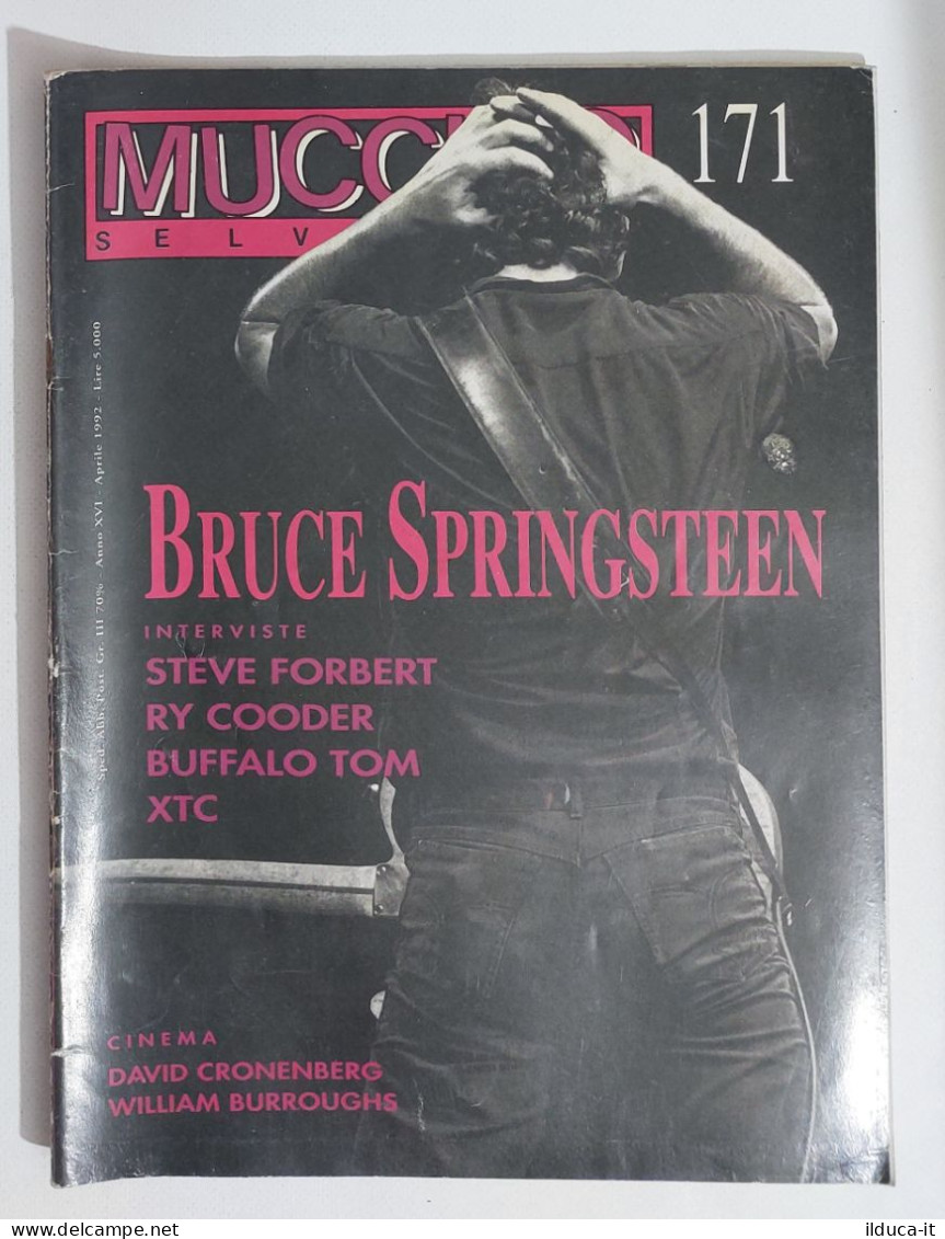 58946 MUCCHIO SELVAGGIO 1992 N 171 - Bruce Springsteen / Buffalo Tom / Ry Cooder - Musica