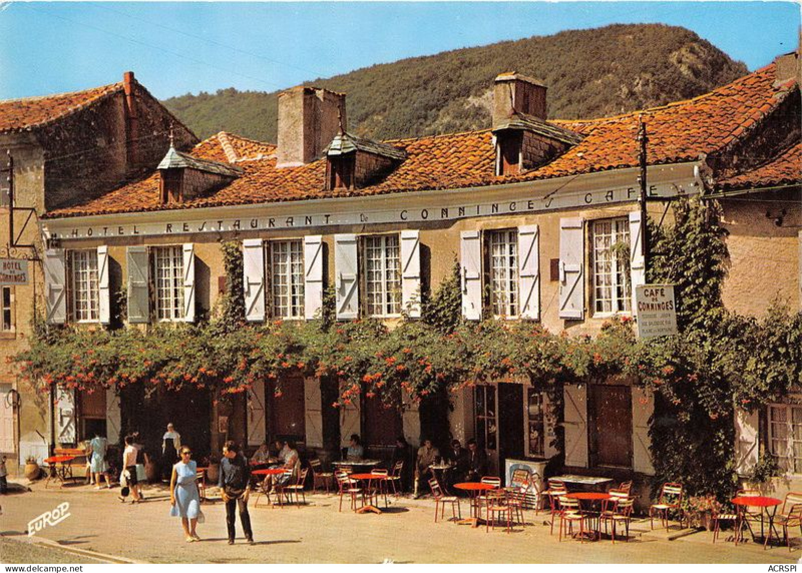 SAINT BERTRAND DE COMMINGES Hotel Restaurant De Comminges Face A La Cathedrale 12(scan Recto-verso) MA1791 - Saint Bertrand De Comminges