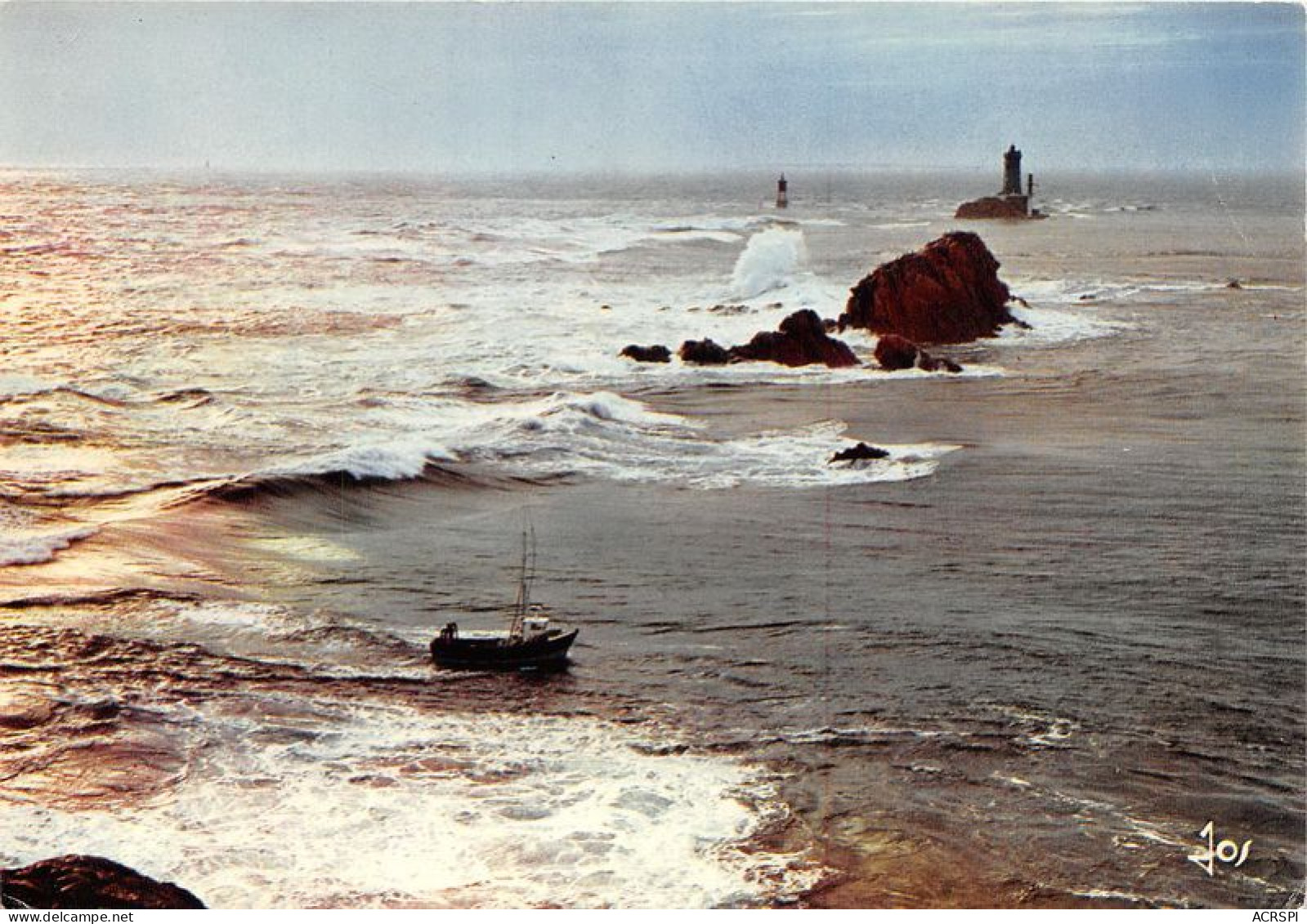 LA POINTE DU RAZ Peche Aux Bars Dans Les Courants 19(scan Recto-verso) MA1785 - Ile-de-Batz