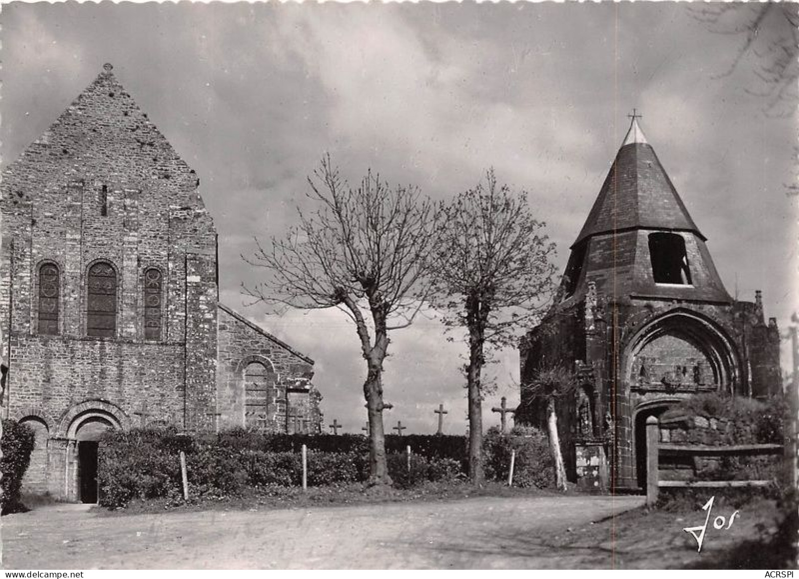 DAOULAS Portail Ouest De L Eglise La Plus Interessante Facade Romane Du Finistere 30(scan Recto-verso) MA1785 - Daoulas
