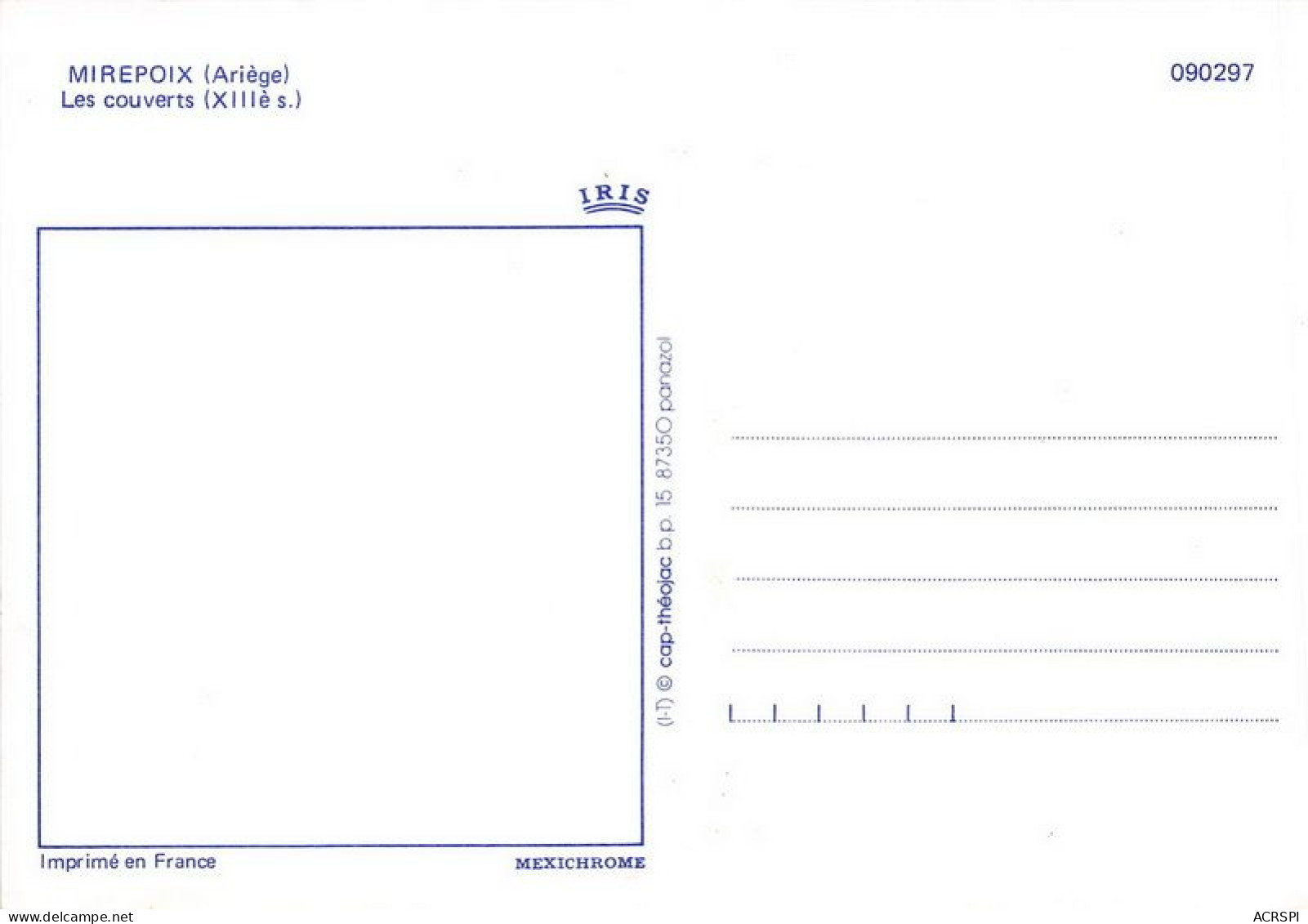 MIREPOIX Les Couverts 18(scan Recto-verso) MA1783 - Mirepoix