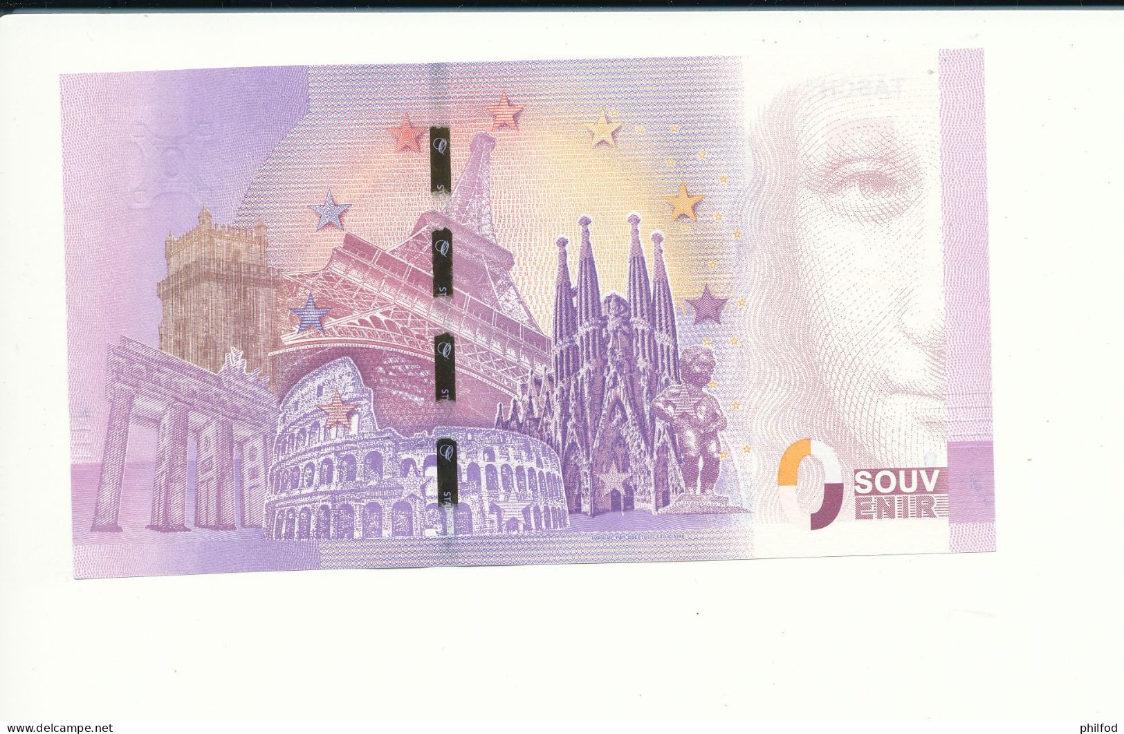 Billet Touristique 0 Euro - TÄSCH - CHAX -  2018-3 - N° 1812 - Billet épuisé - Altri & Non Classificati