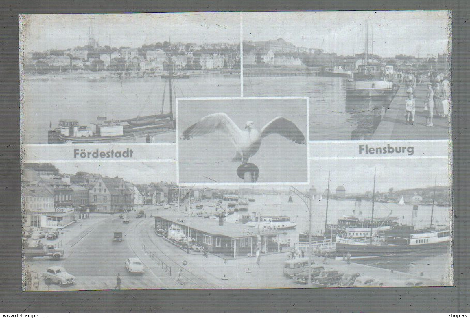 Neg3978/ Flensburg  Hafen Altes Negativ 50er Jahre - Flensburg