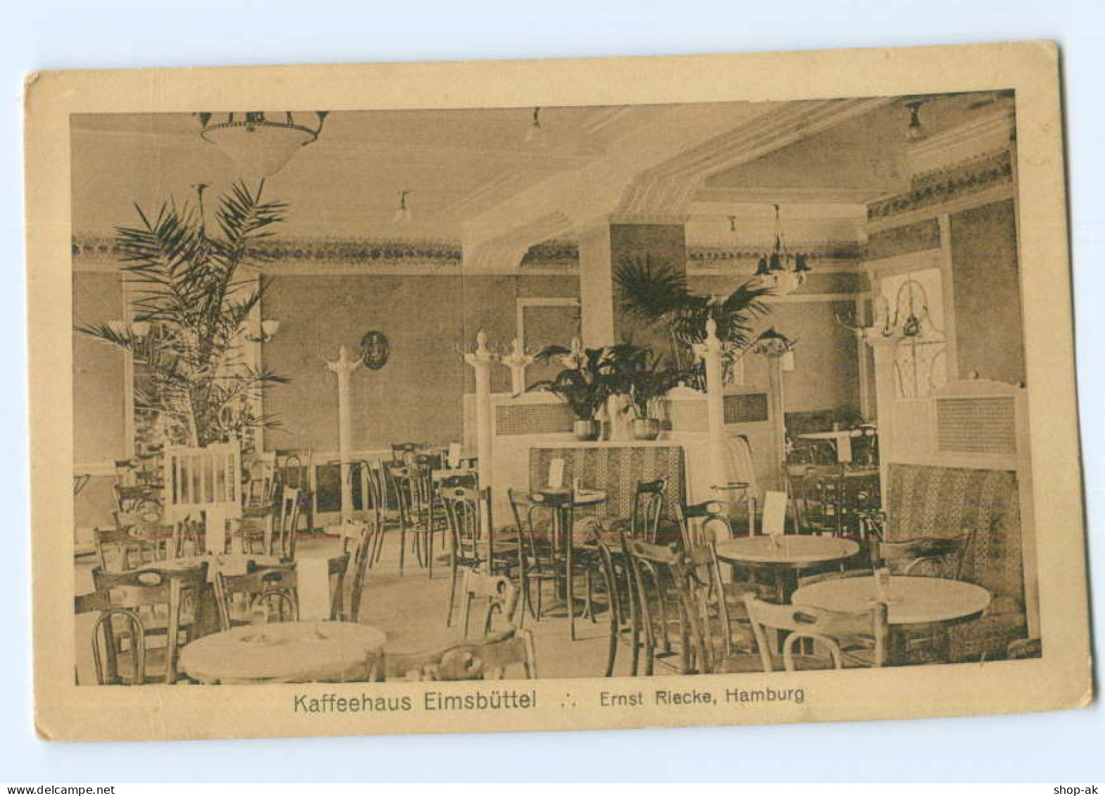 U1804/ Hamburg Kaffeehaus Eimsbüttel AK Ca.1915 - Eimsbuettel