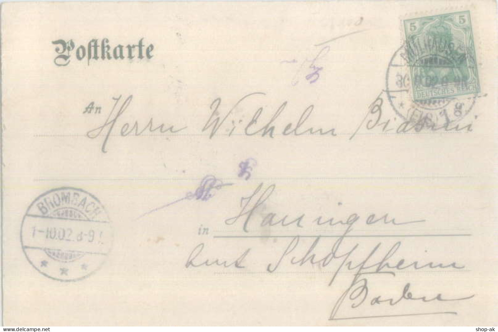 Y8727/ Mülhausen Im Elsaß Neues Amtsgericht AK 1902 - Elsass