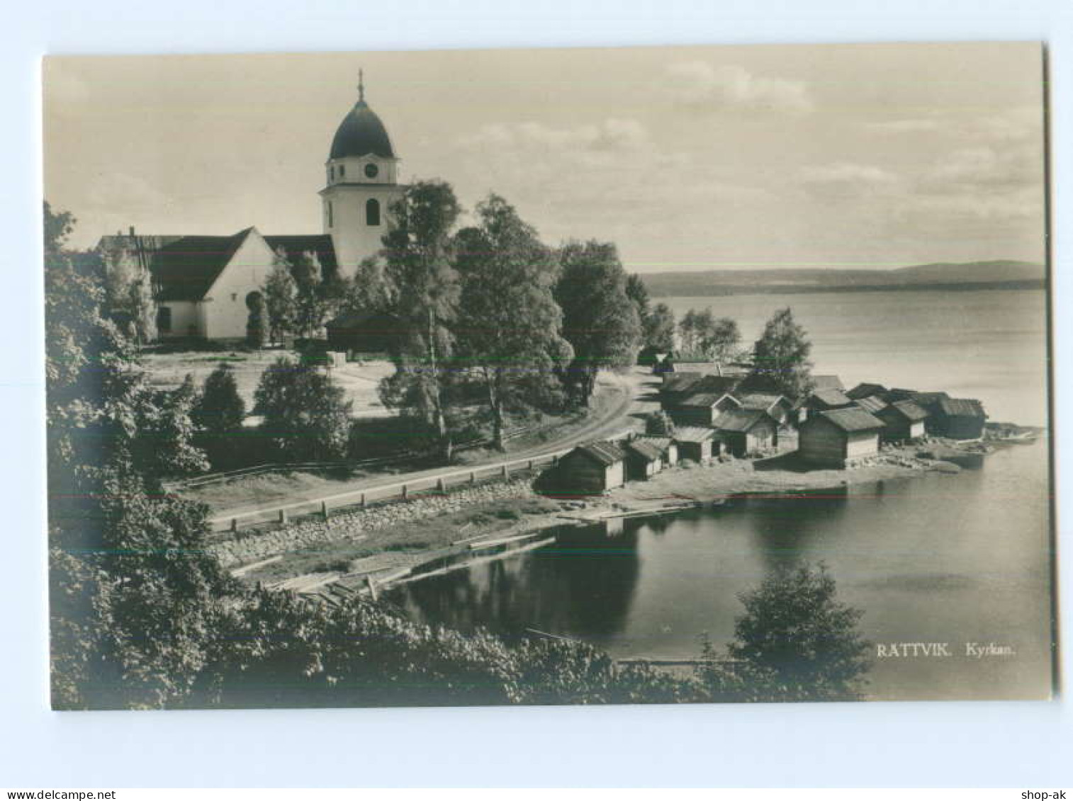 Y8728/ Rättvik Kyrkan Schweden Foto AK Ca.1930 - Suecia