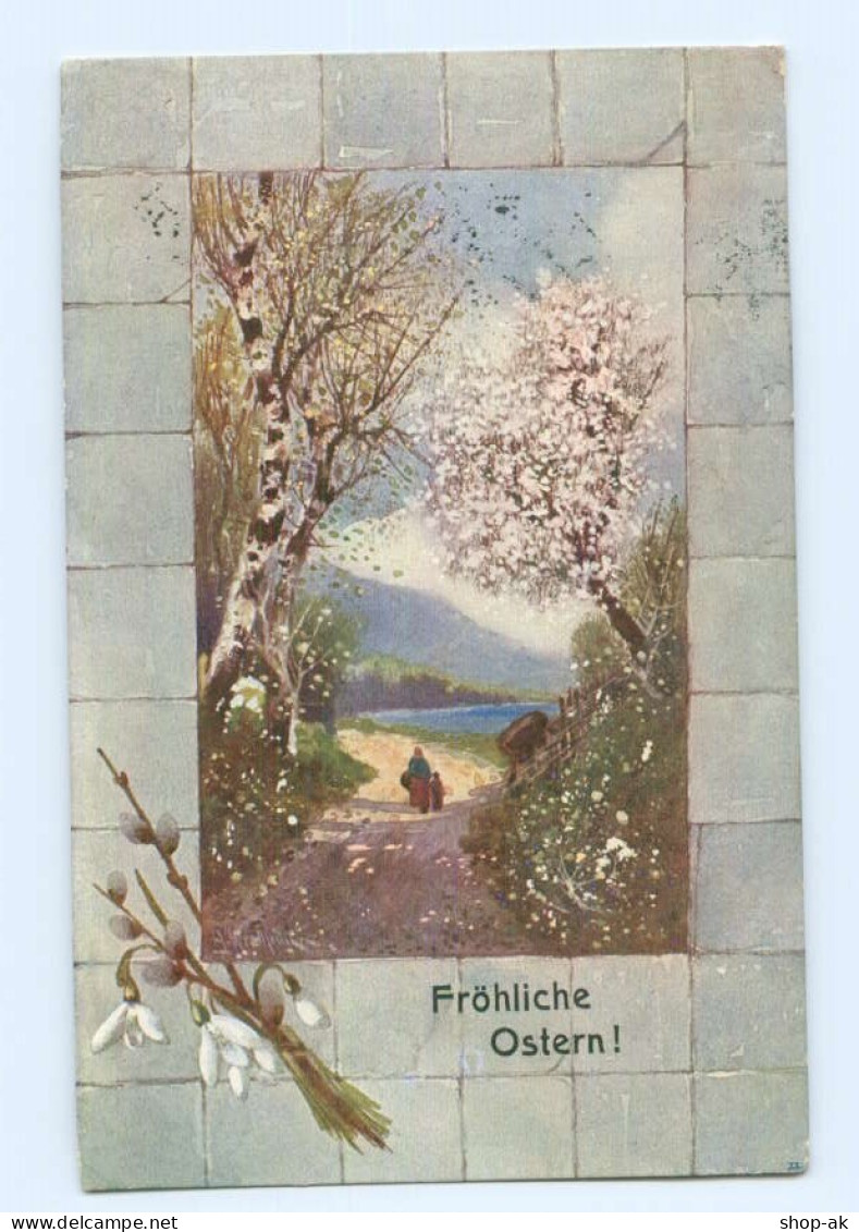 Y8420/ Ostern Landschaft AK Ca.1912 - Easter