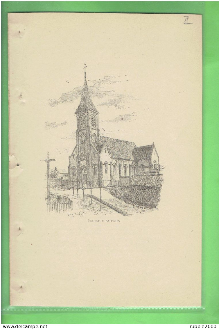 1900 EGLISE D AUTHON DU PERCHE EURE ET LOIR - Centre - Val De Loire