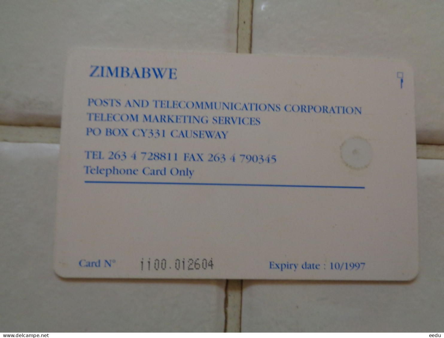 Zimbabwe Phonecard - Simbabwe