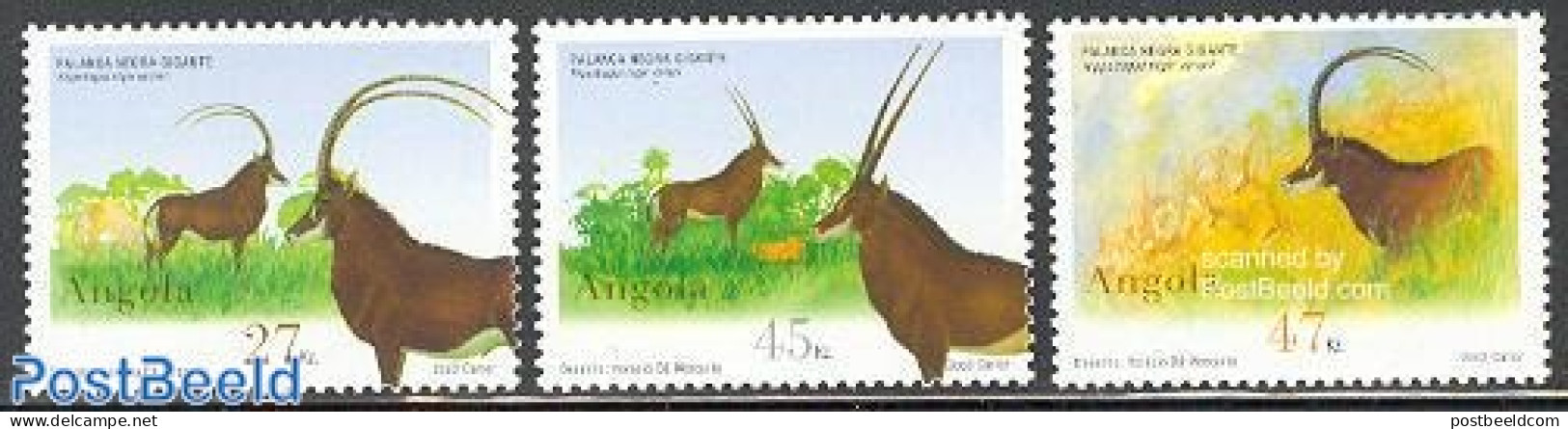 Angola 2003 Antelopes 3v, Mint NH, Nature - Animals (others & Mixed) - Angola