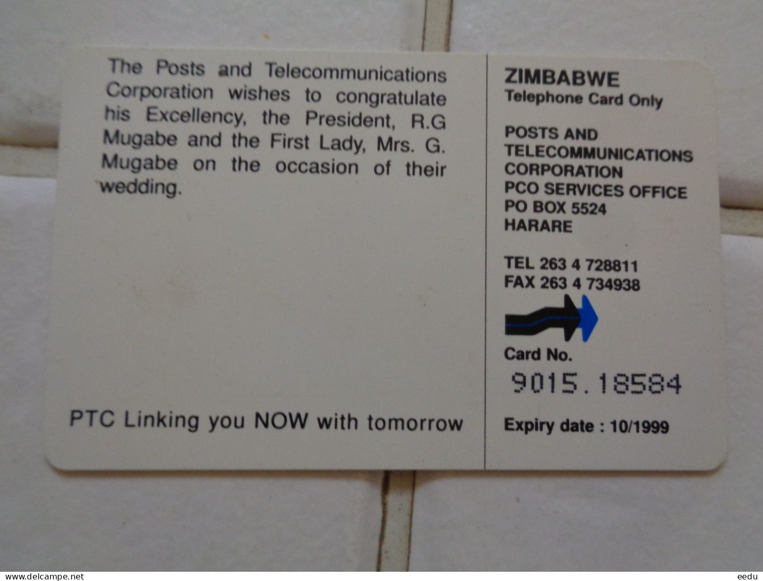 Zimbabwe Phonecard - Simbabwe