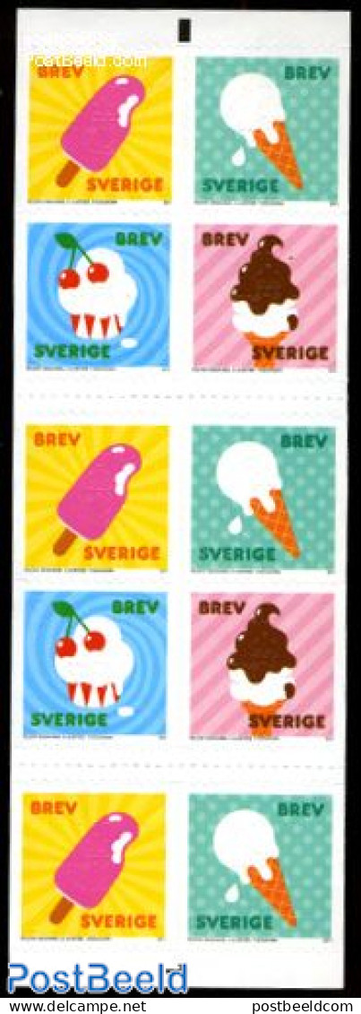 Sweden 2011 Ice Booklet S-a, Mint NH, Health - Food & Drink - Stamp Booklets - Nuovi