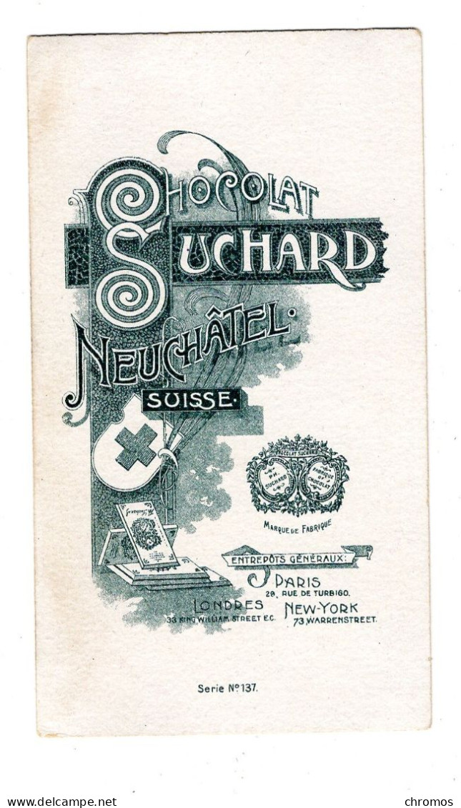 Chromo Chocolat Suchard, S 137 / 5, Paris, France, Serie Monuments Hauts - Suchard