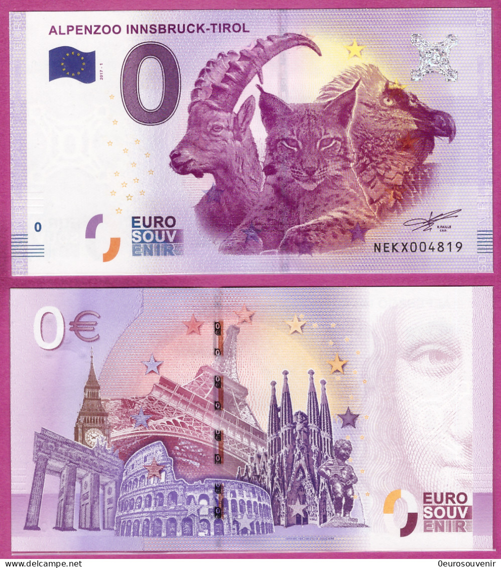 0-Euro NEKX 2017-1 ALPENZOO INNSBRUCK-TIROL - Pruebas Privadas