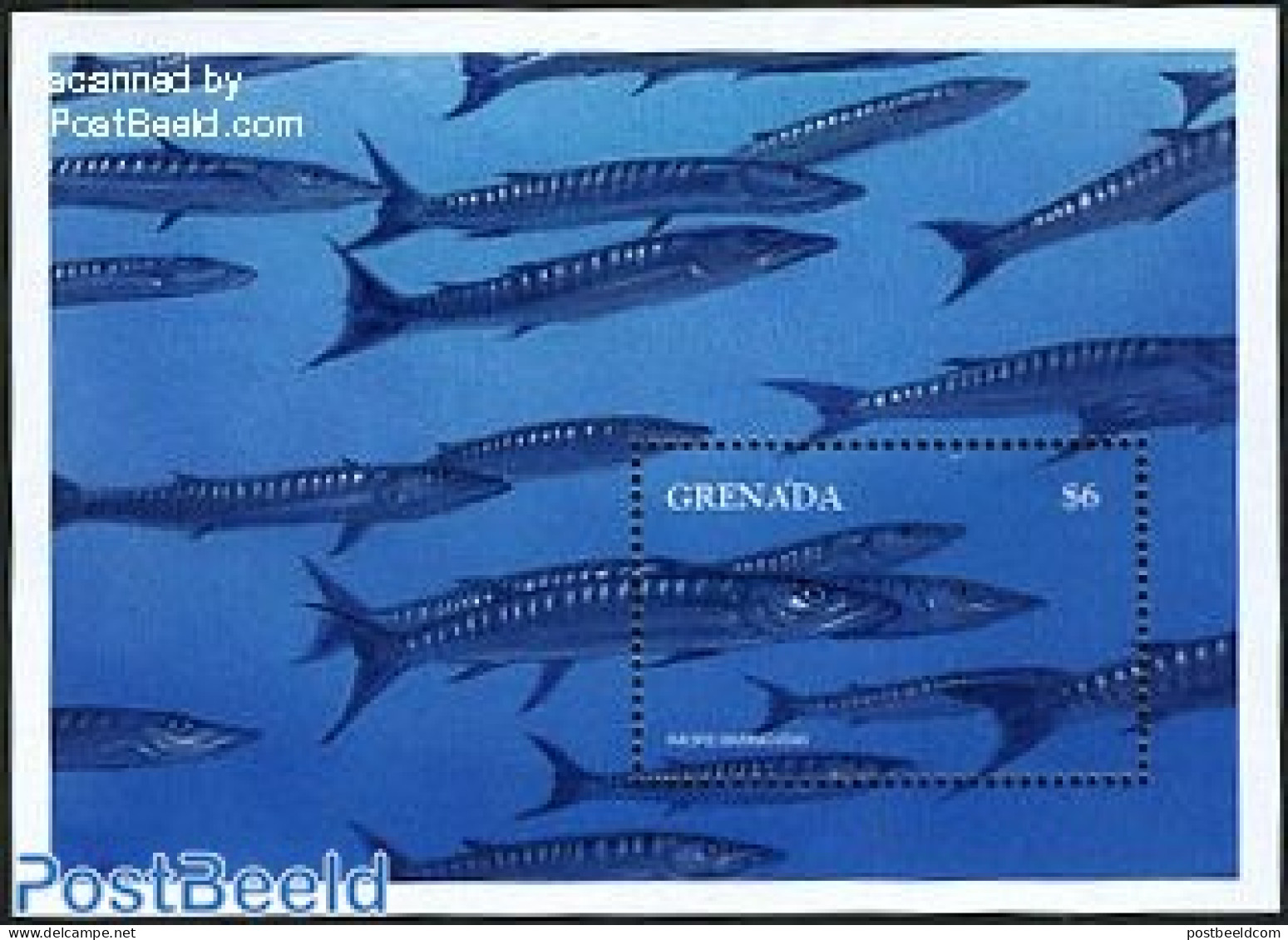 Grenada 1997 Barracuda S/s, Mint NH, Nature - Fish - Fische
