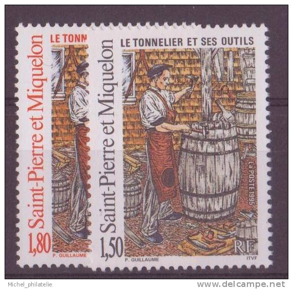 Saint Pierre Et Miquelon - YT N° 612 Et 613 ** - Neuf Sans Charnière - 1995 - Ungebraucht