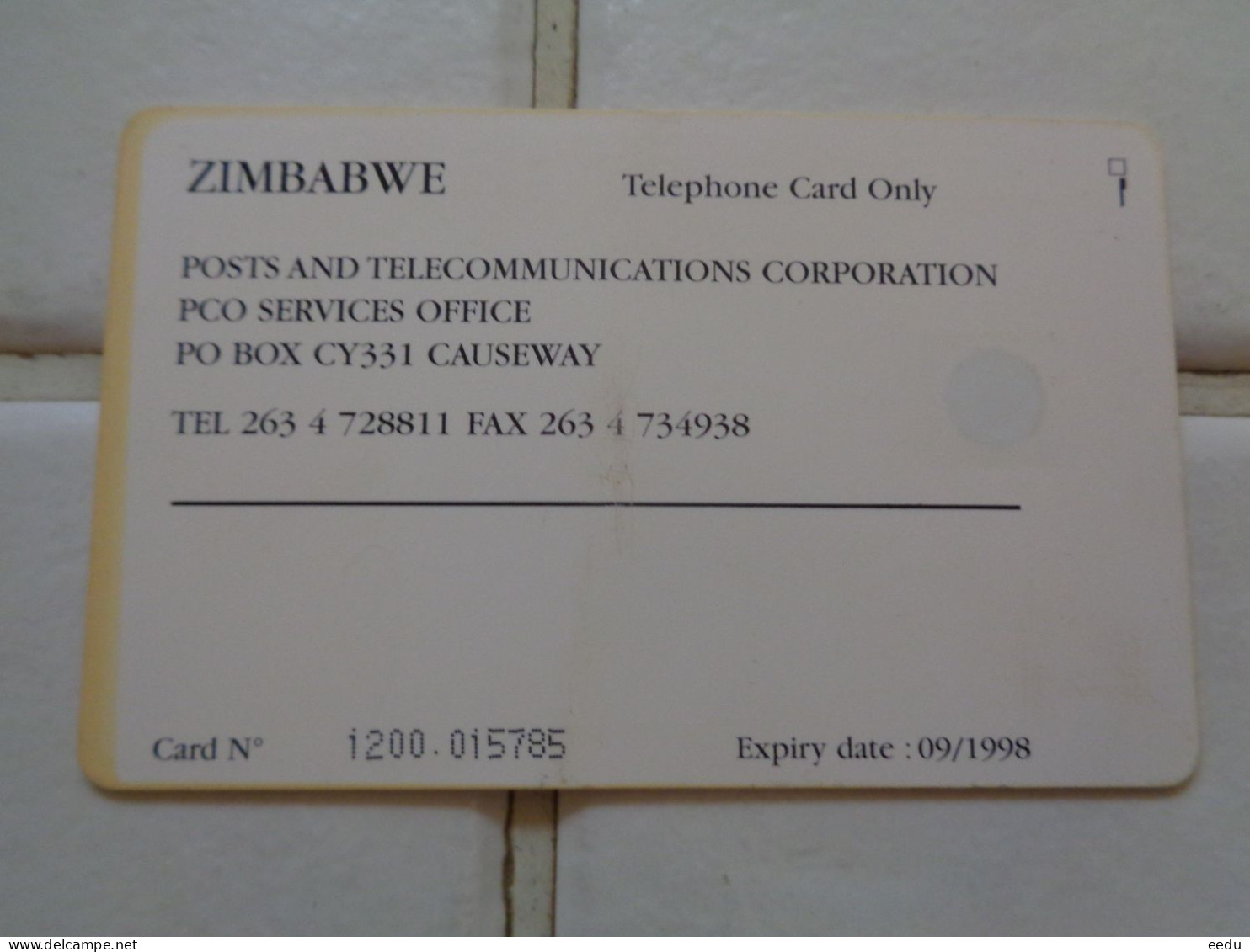 Zimbabwe Phonecard - Simbabwe