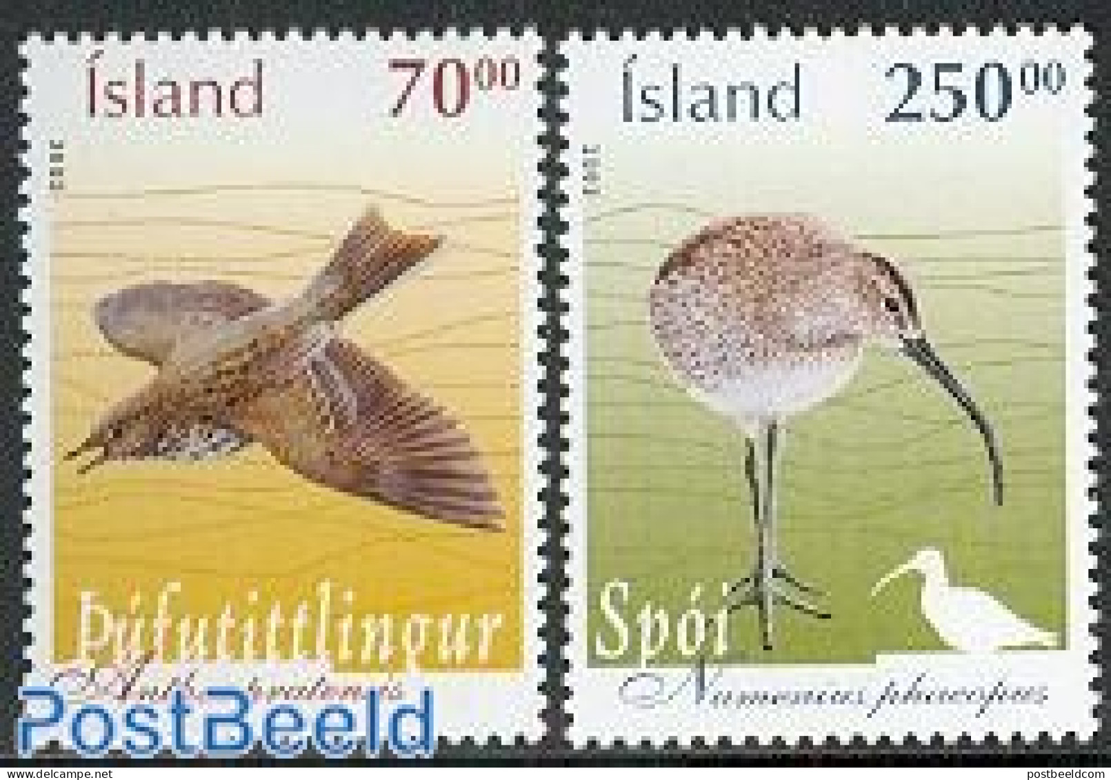 Iceland 2003 Birds 2v, Mint NH, Nature - Birds - Neufs