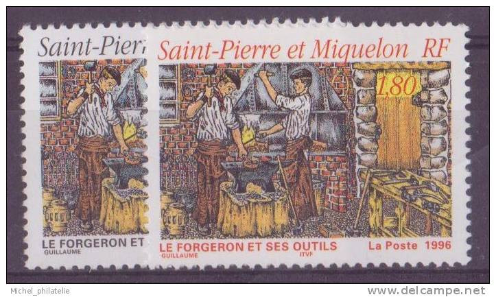 Saint Pierre Et Miquelon - YT N° 628 Et 629 ** - Neuf Sans Charnière - 1996 - Neufs