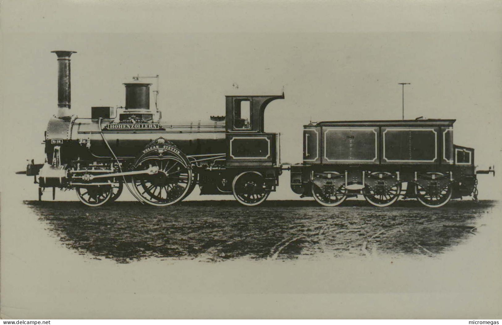 Locomotive Erbaut Von "Vulkan", Stettin - Trains