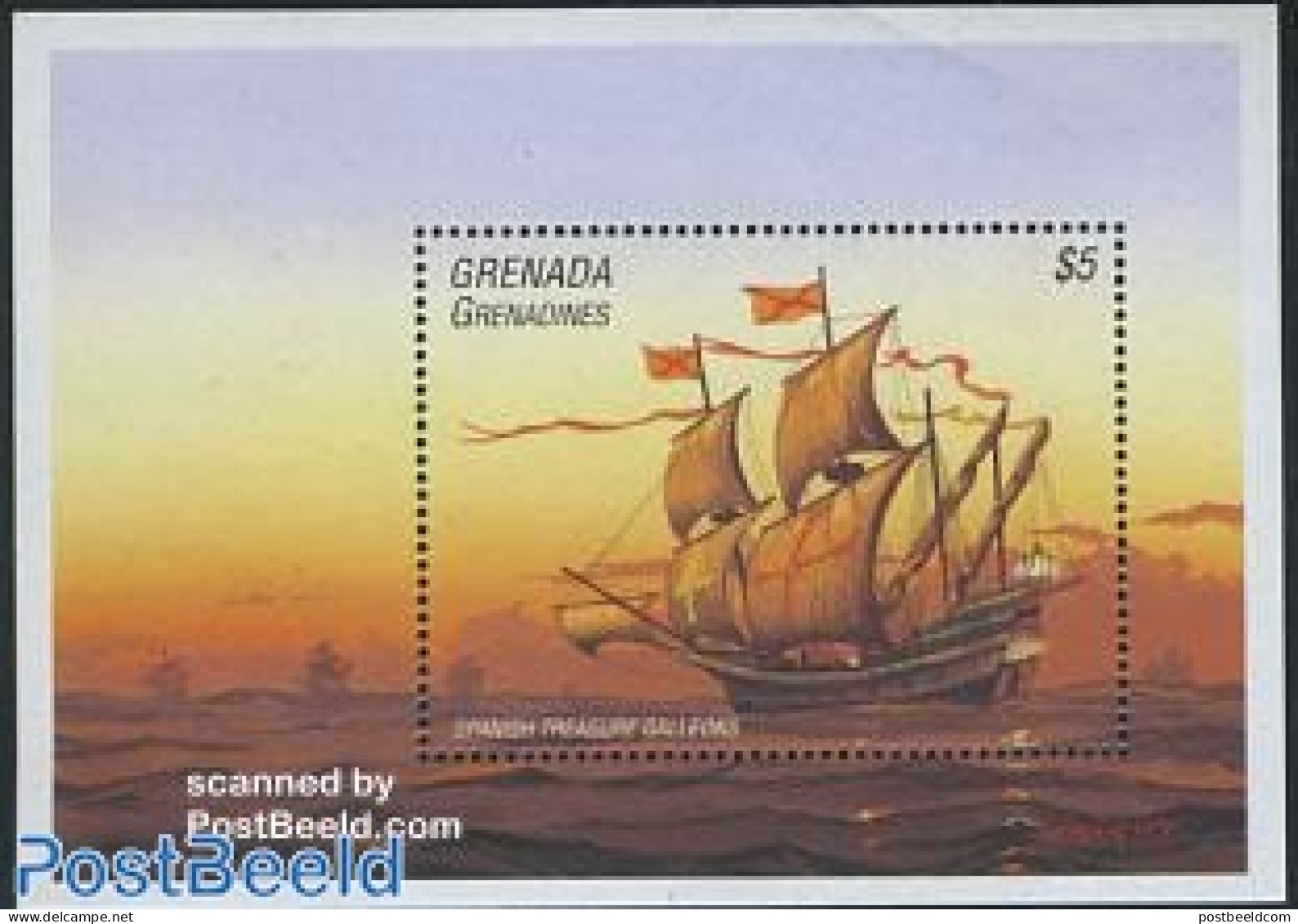 Grenada Grenadines 1995 Ships S/s, Mint NH, Transport - Ships And Boats - Ships