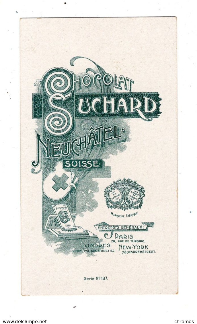 Chromo Chocolat Suchard, S 137 / 10, Florence, Italie, Serie Monuments Hauts - Suchard